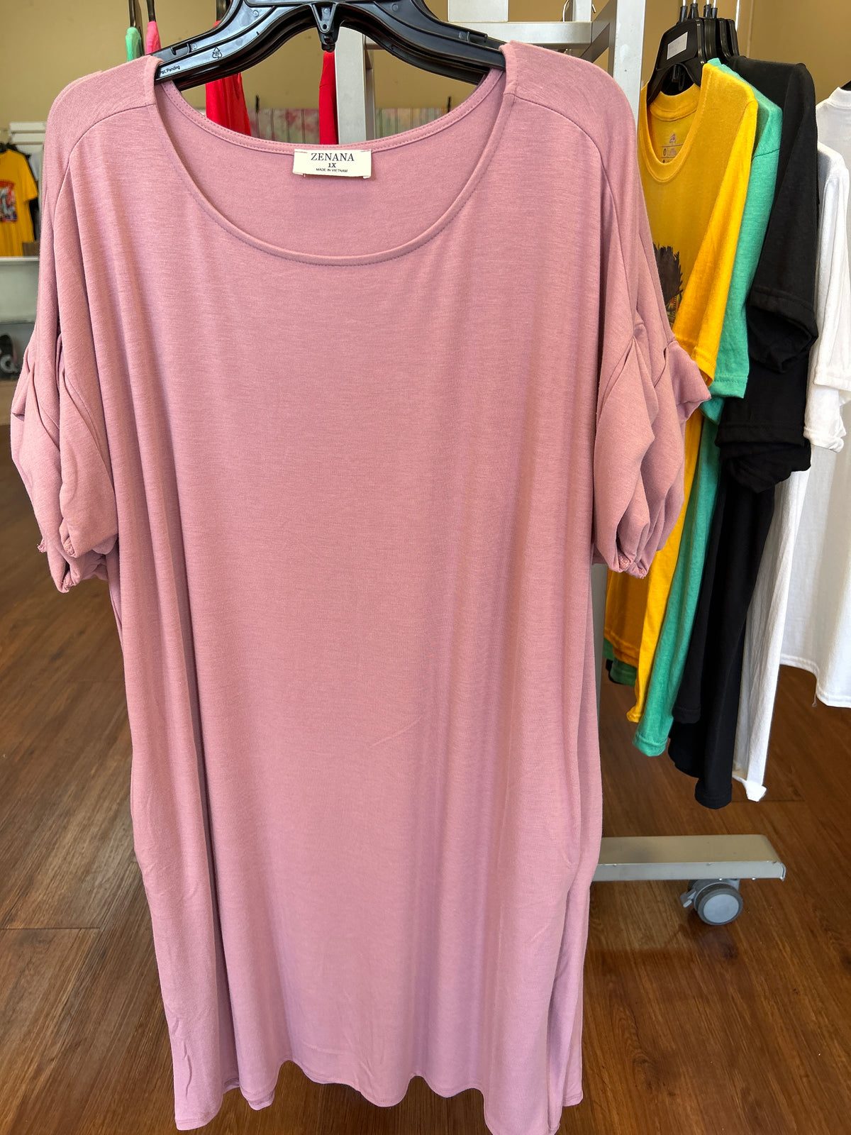 Crew Neck Dress