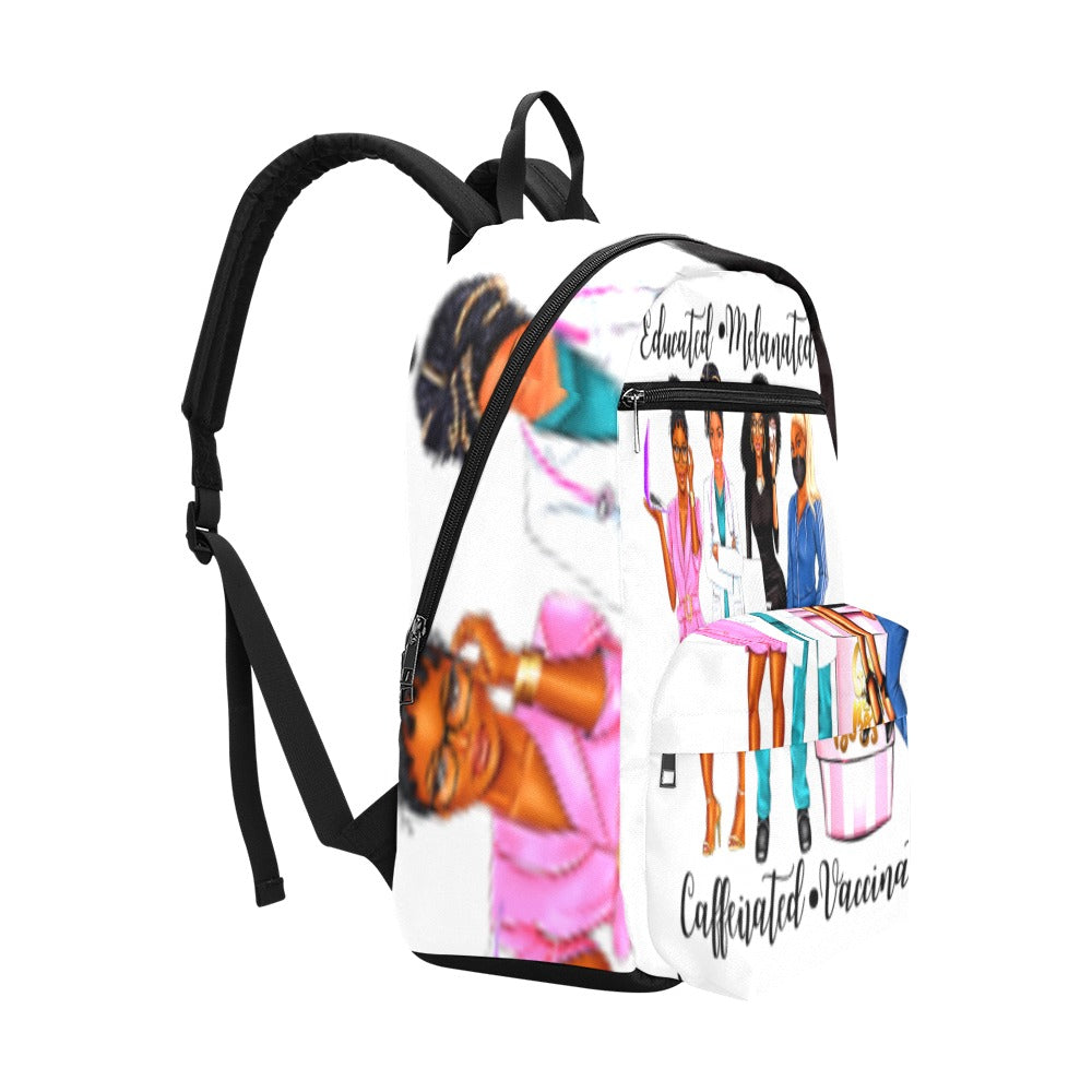 SUPERHERO NURSE Large Capacity Travel Backpack (Model 1691)