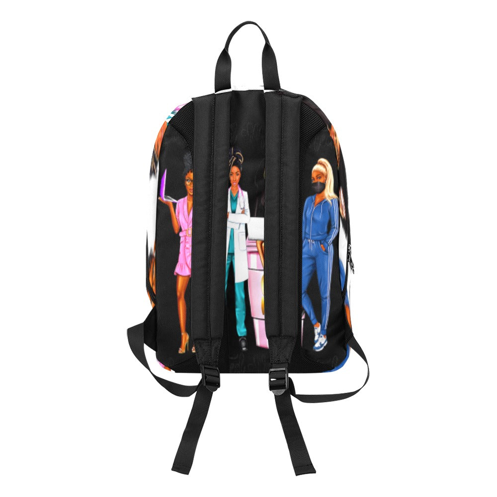 SUPERHERO NURSE Large Capacity Travel Backpack (Model 1691)