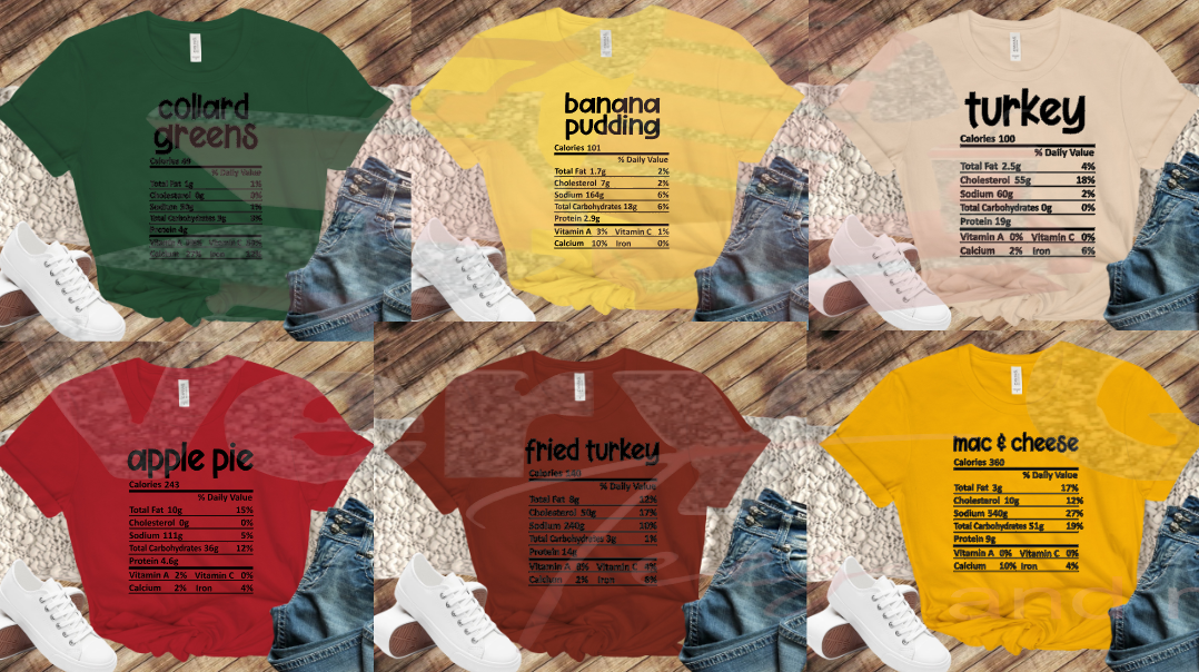 Thanksgiving Nutrition Facts